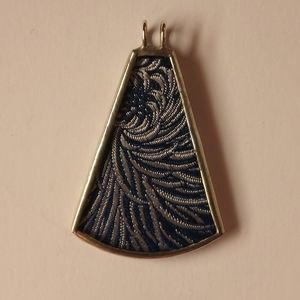 Vintage kimono pendant